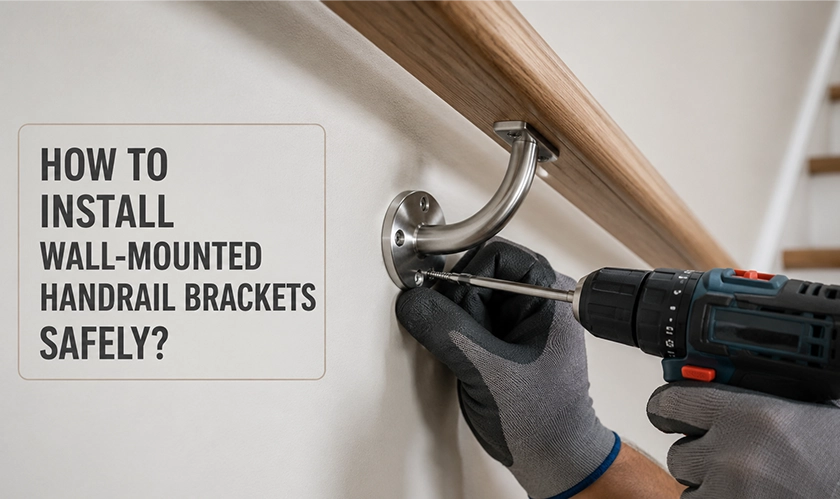 How to Install Wall-Mounted Handrail Brackets Safely